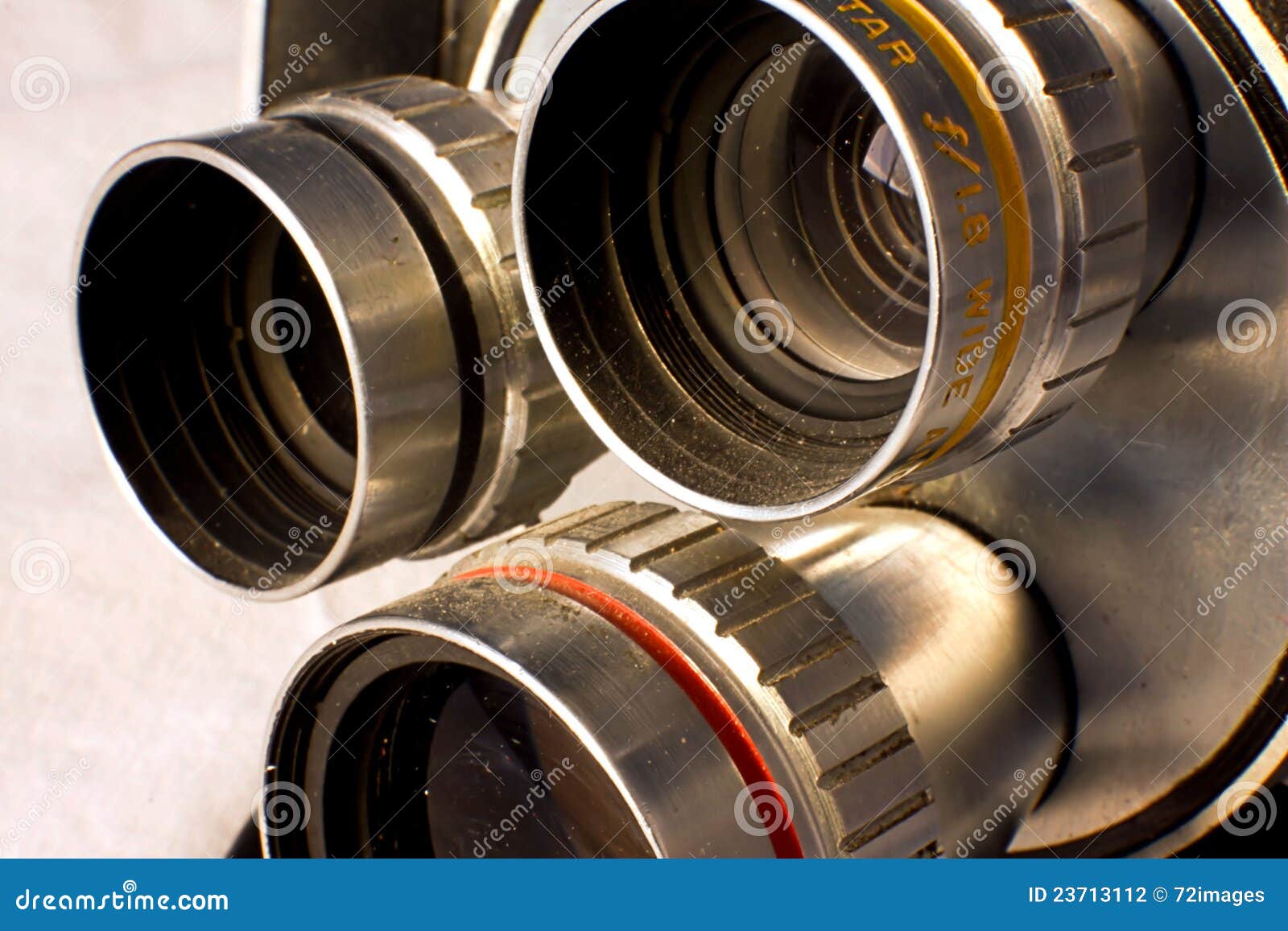 Vintage Camera Lenses stock photo. Image of flash, fashioned 23713112