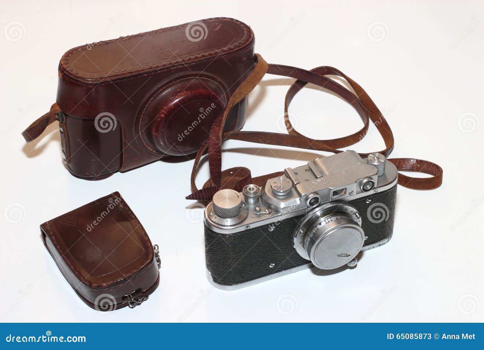 Vintage Camera and Light Meter Stock Image Image of brown, light