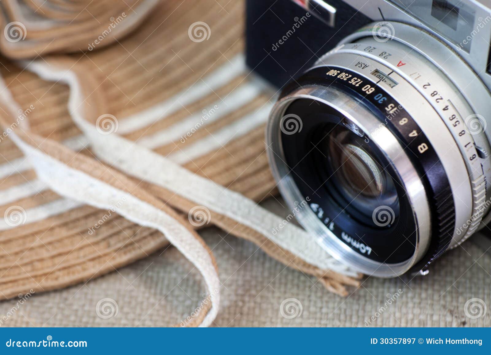 Vintage camera still life stock image. Image of background 30357897