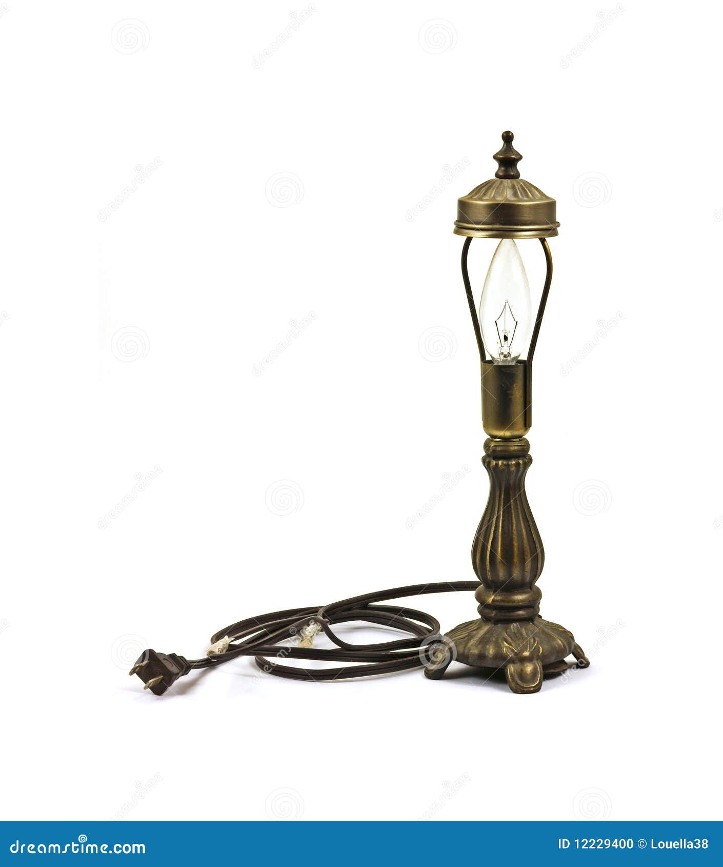 Vintage candle light stock photo. Image of bronze, decorative 12229400