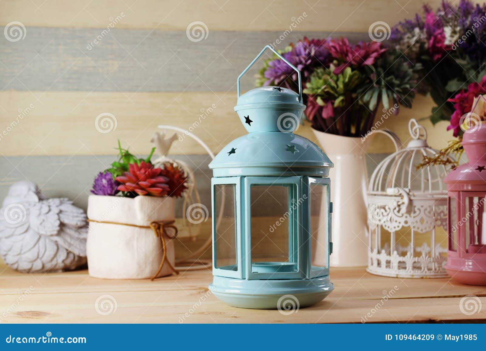 Vintage Candle Light Home Decoration Stock Image Image of decor