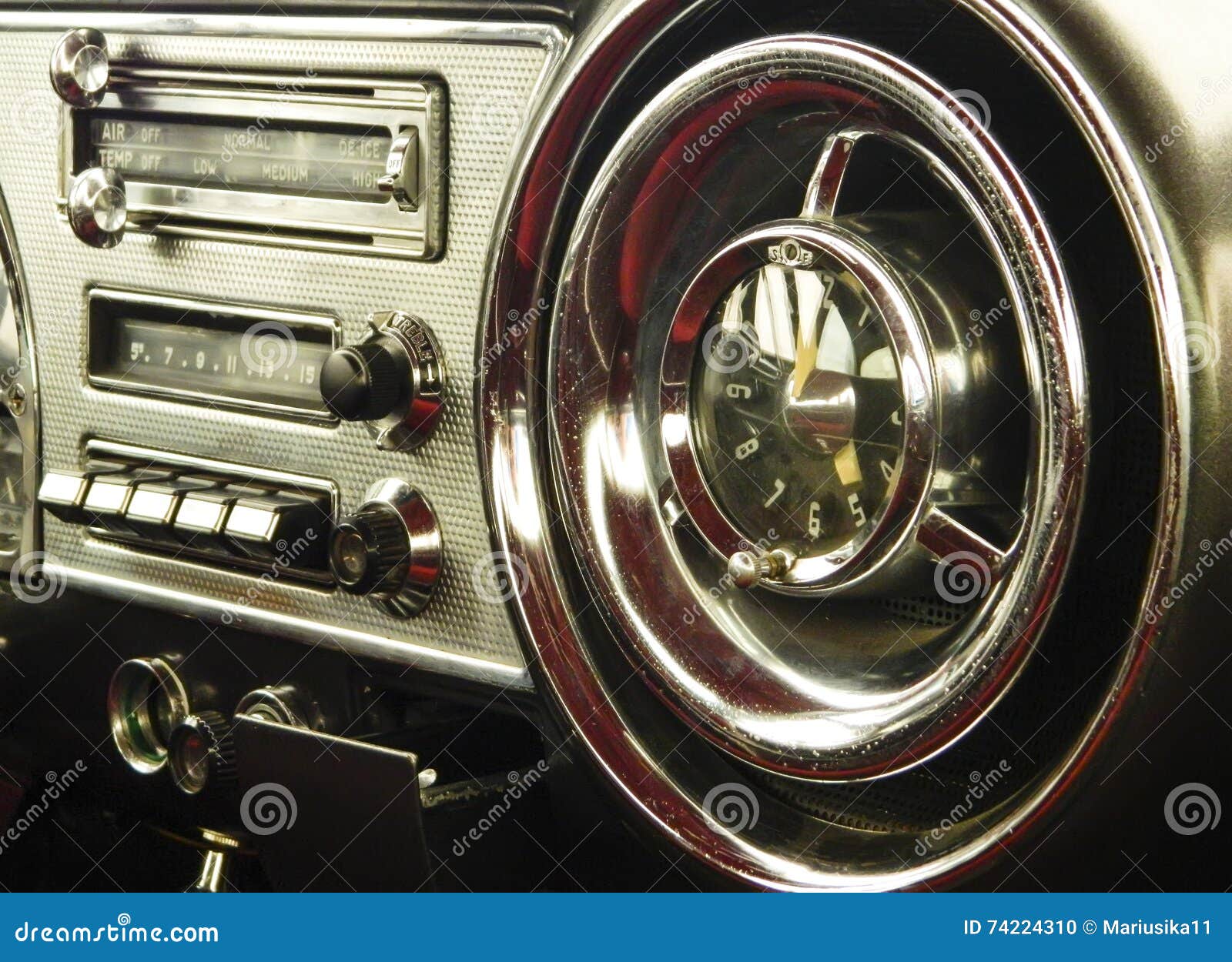 Car Dashboard Switches RoyaltyFree Stock Photography CartoonDealer