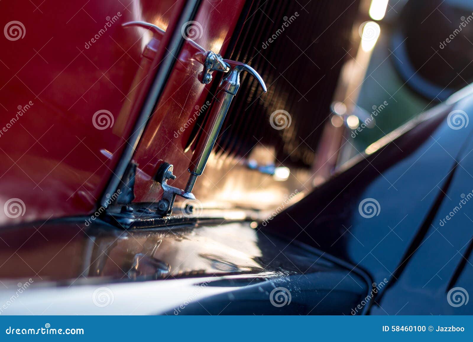 Vintage Car Detail Hook Stock Photo Image of road, chrome