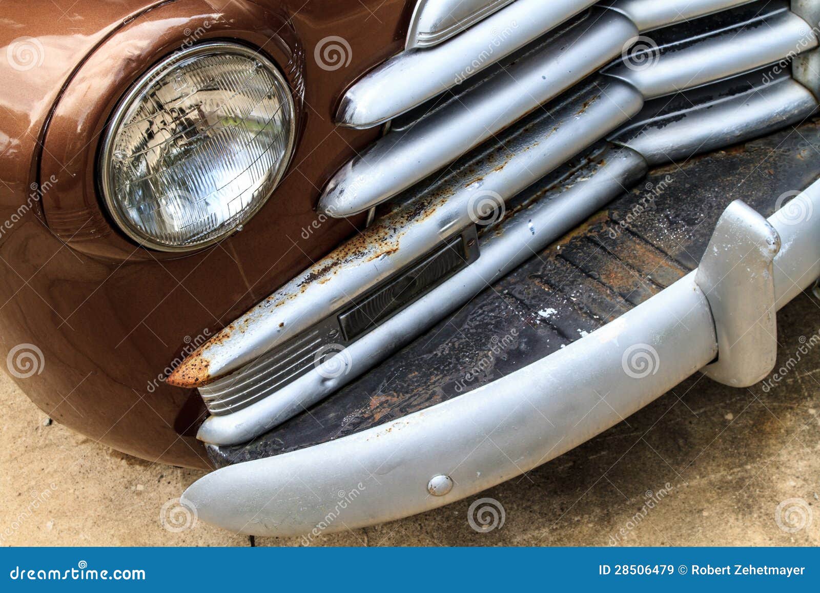 Vintage Car details stock image. Image of design, american 28506479