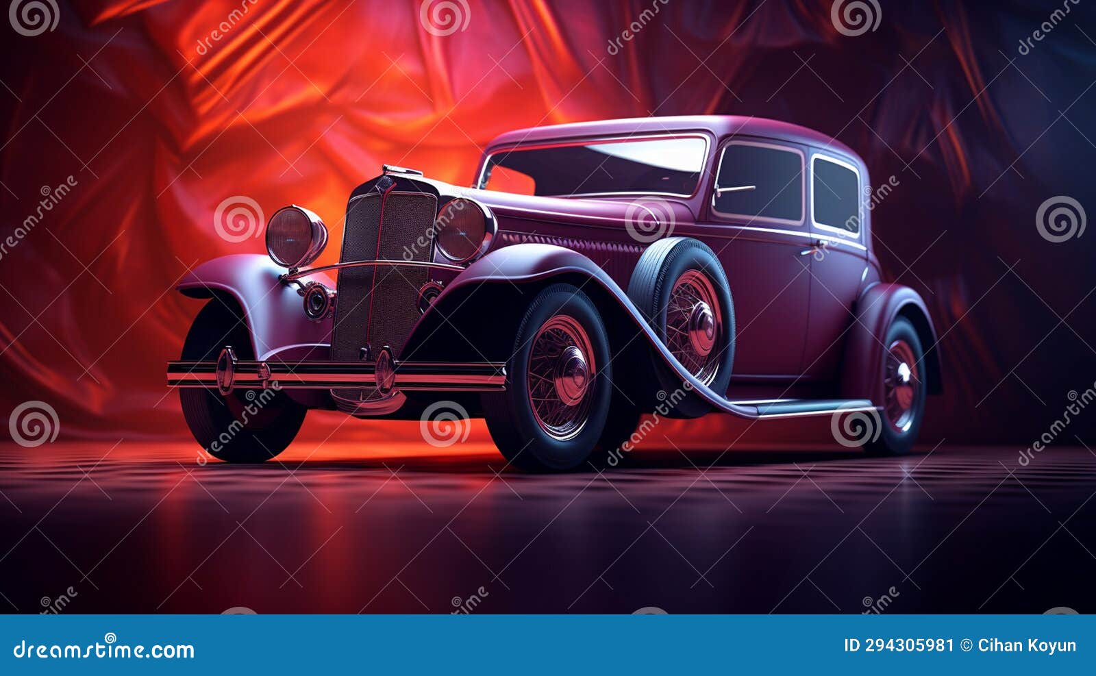 Vintage Car Details Classic Beauty Stock Illustration - Illustration of  super, mechanic: 294305981, image size:1600x987