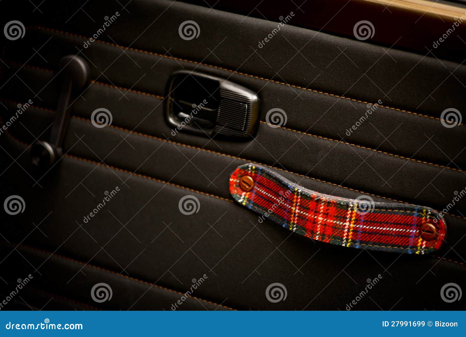 Vintage car door stock image. Image of clean, inside - 27991699