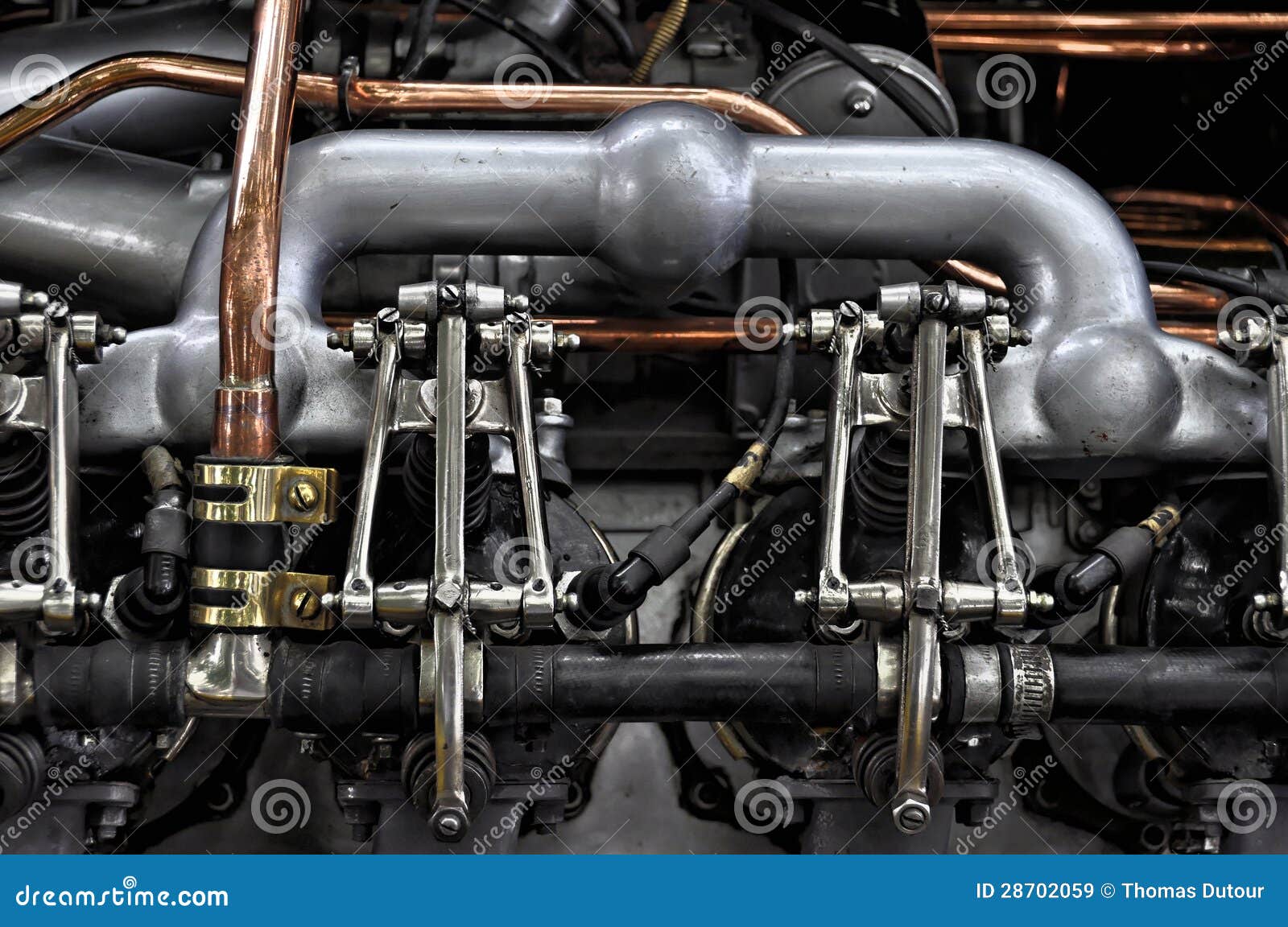 Vintage Car Engine 12