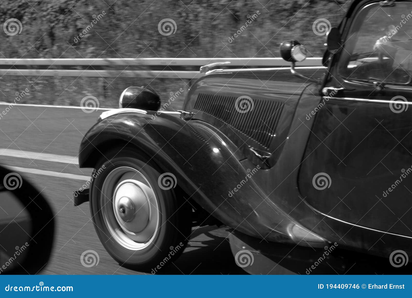 Vintage car on the highway stock photo. Image of cruising - 194409746