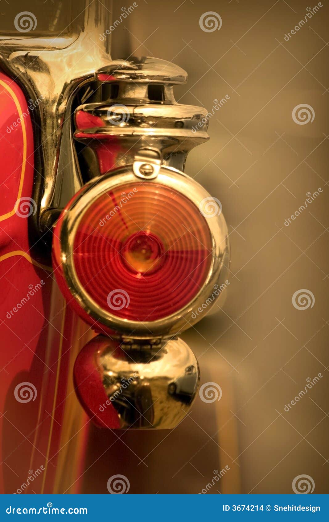 Vintage Car Lamp stock photo. Image of brass, vehicle 3674214