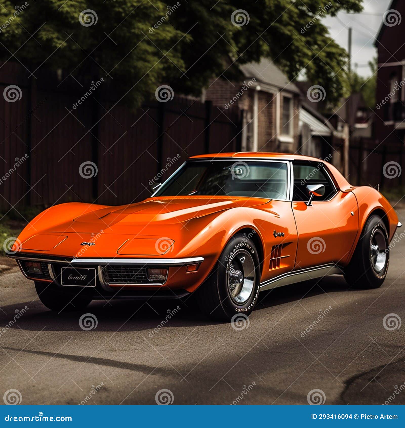 Vintage Car 1963 on the Night Streets Stock Photo - Image of workshop