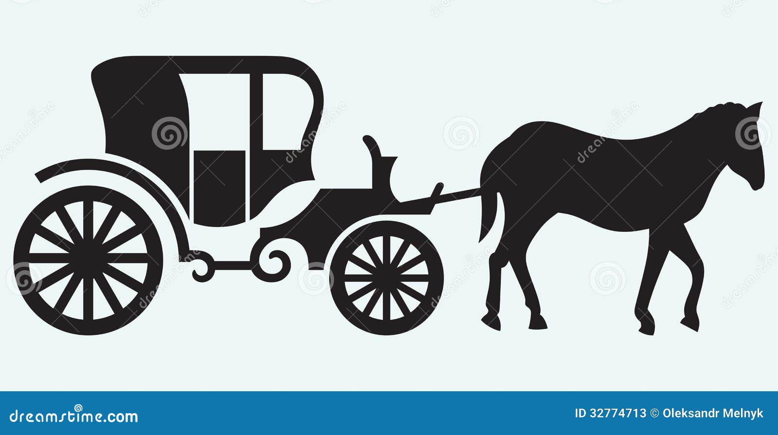 Vintage Carriage And Horse-drawn Stock Photos - Image: 32774713