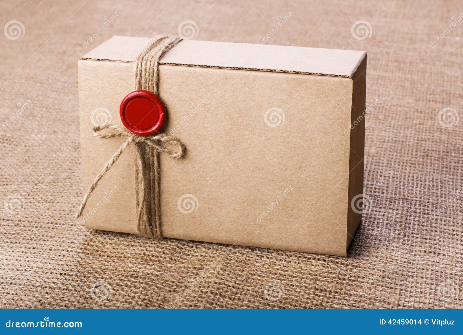 Vintage carton gift box stock photo. Image of crafts 42459014