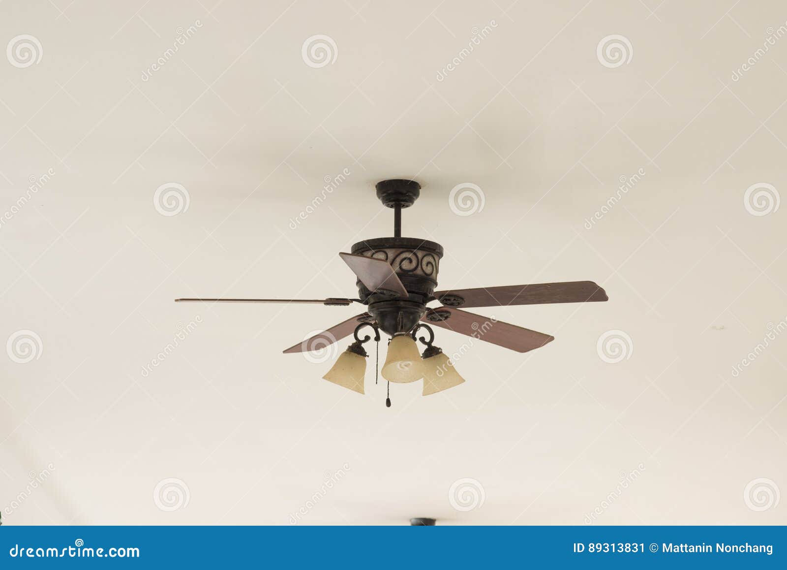 Vintage Ceiling Fan Stock Image Image Of Decoration 89313831