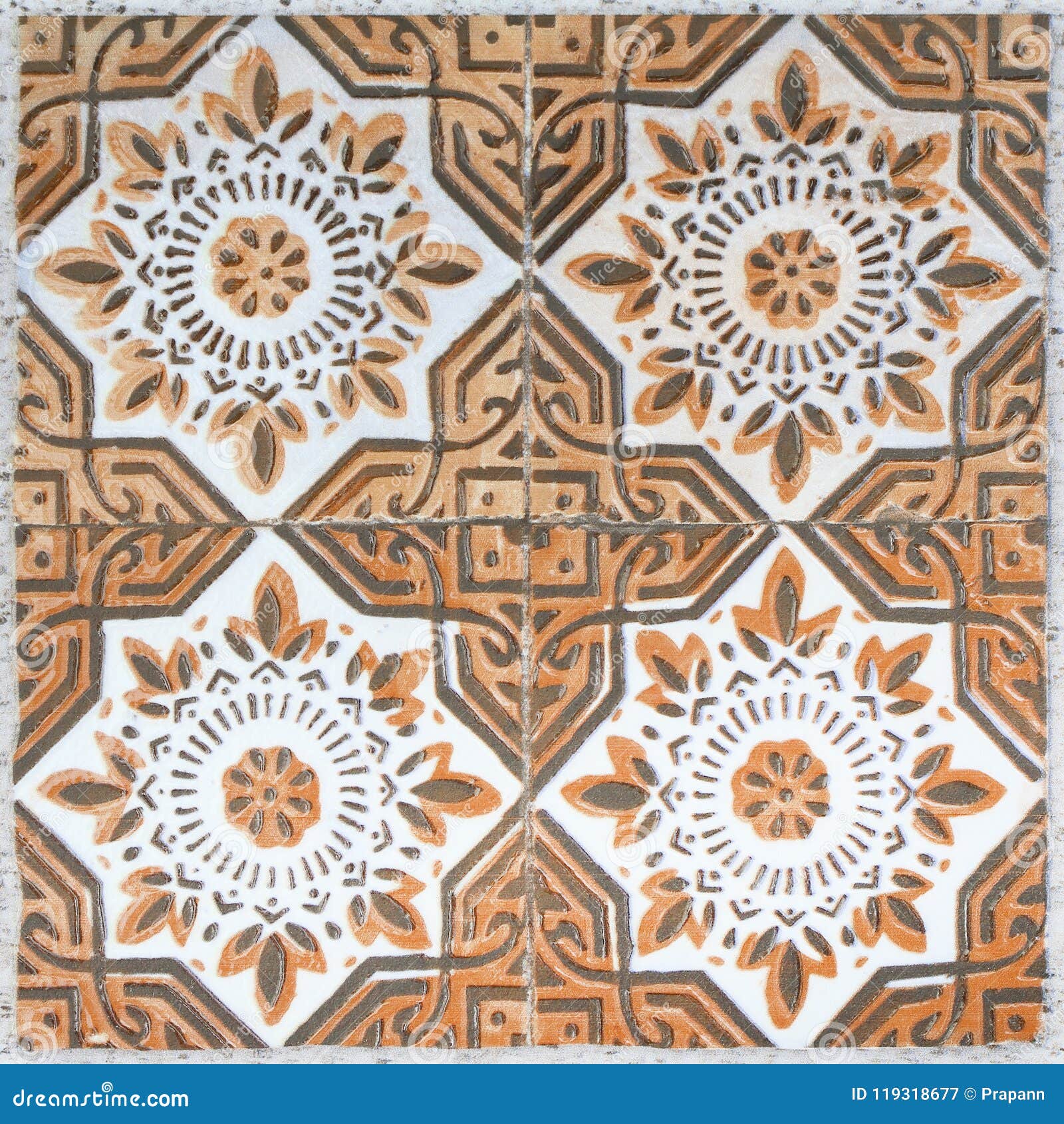 Vintage ceramic tiles wall stock image. Image of home 119318677