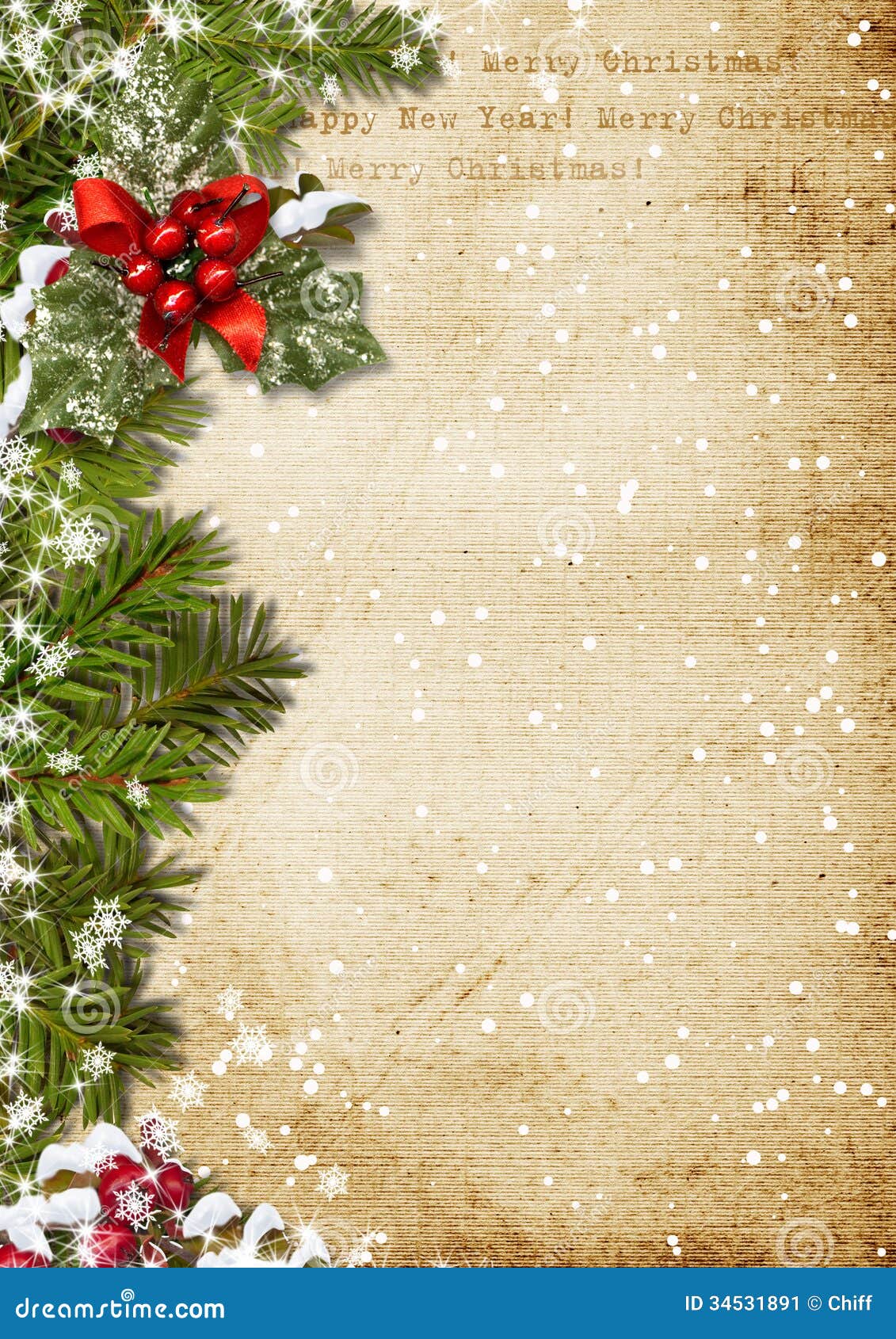 vintage merry christmas wallpaper