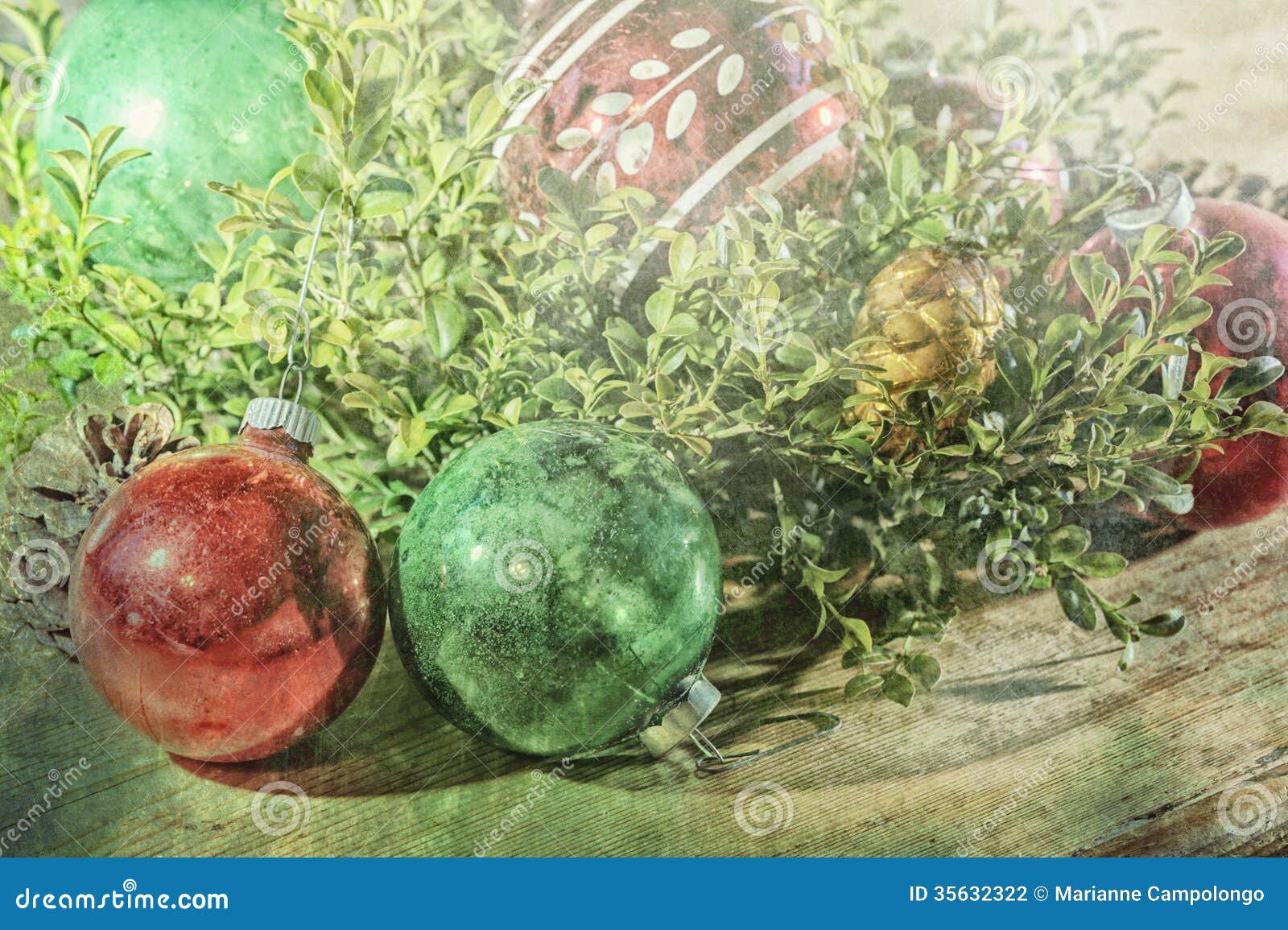 Vintage Christmas Background Stock Photography - Image 