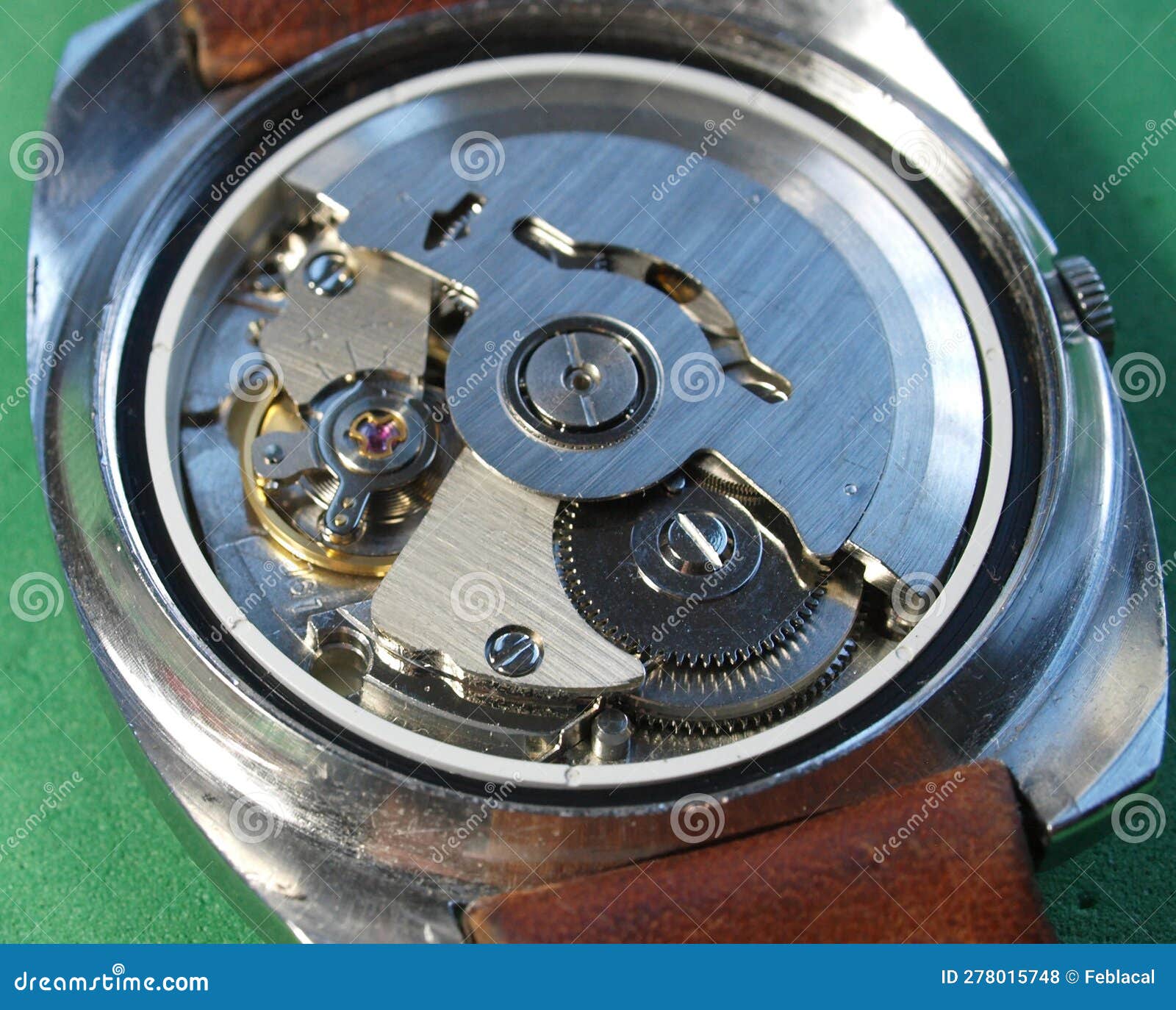 Vintage chronograph watch stock photo. Image of hour - 278015748