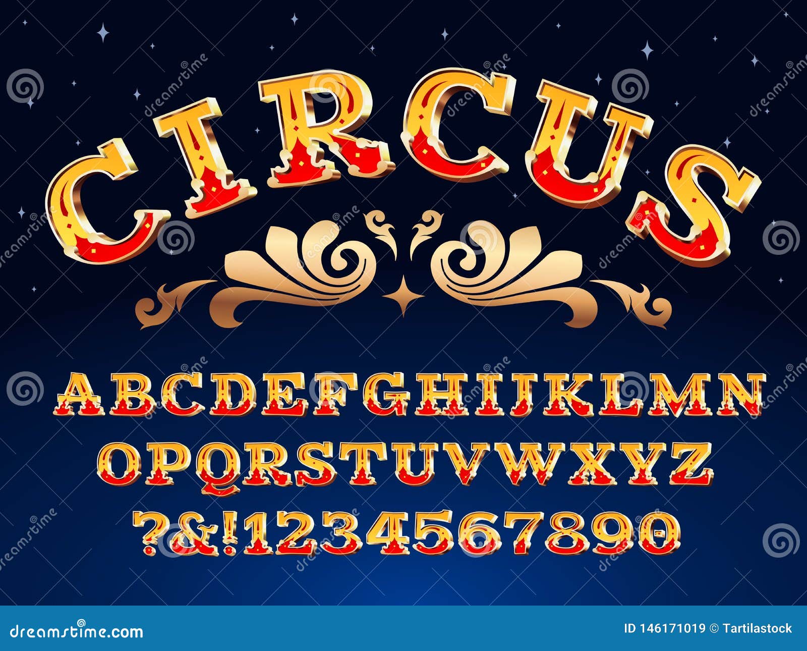 microsoft circus carnival font