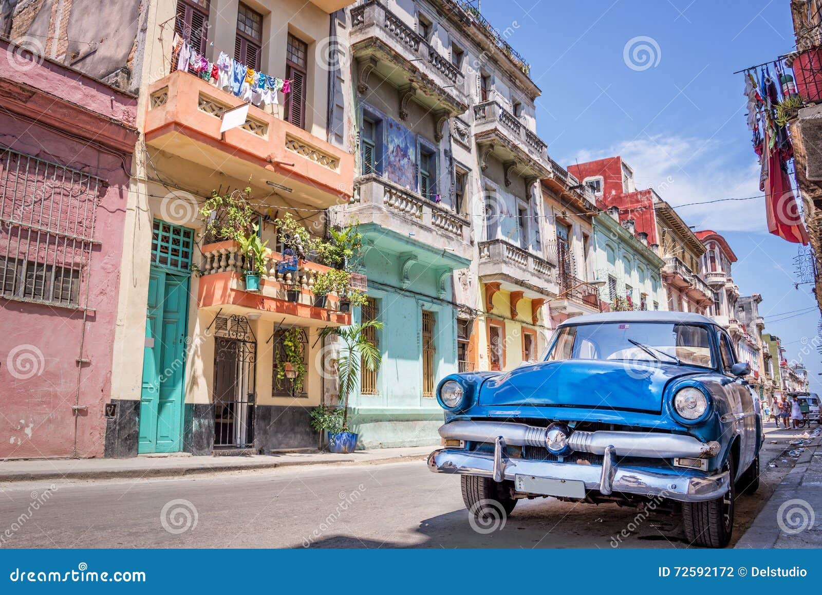 Viva Cuba photography poster 24x36" Old Car in Havana 