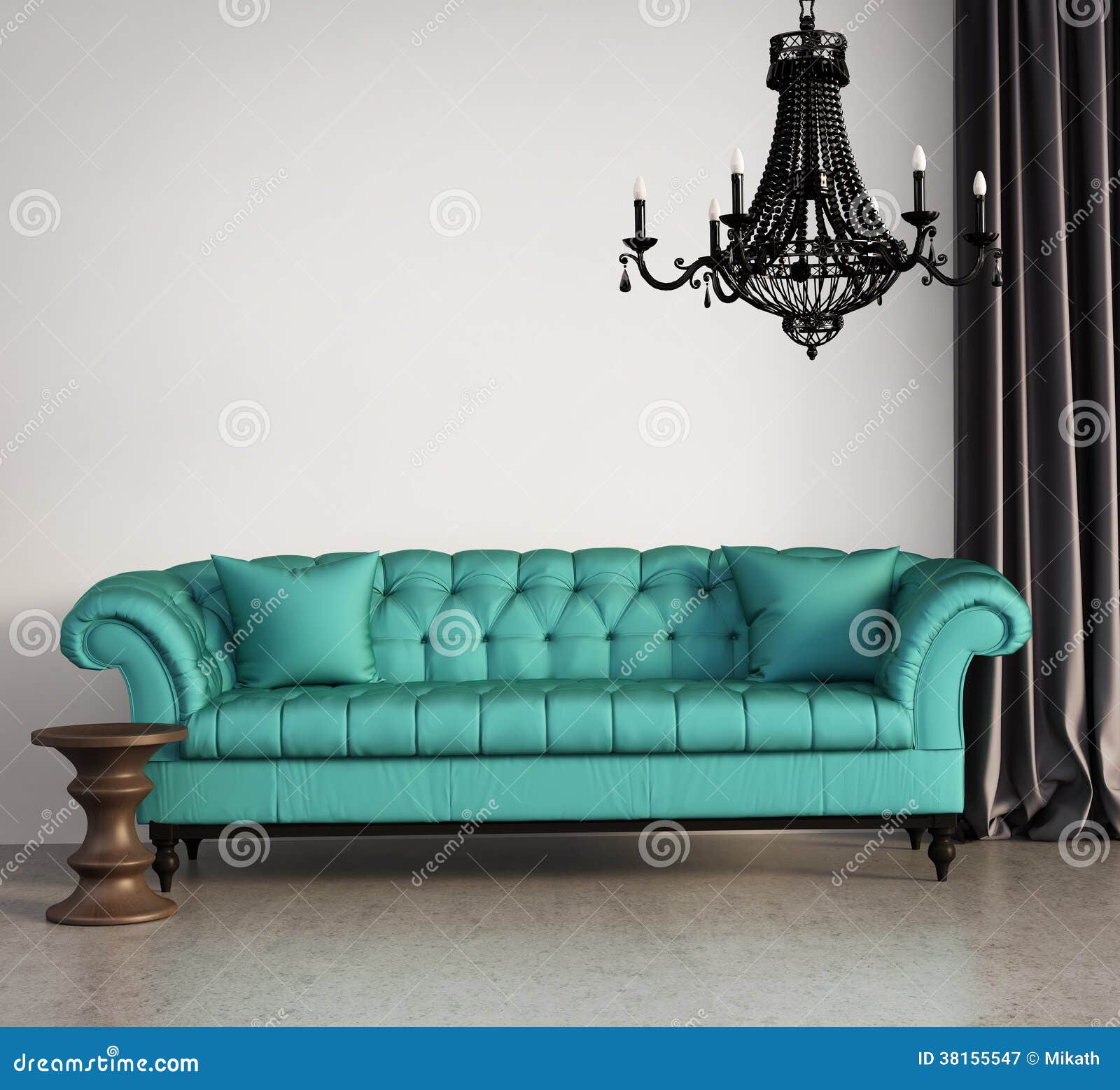 Vintage Classic Elegant Living Room Royalty Free Stock 