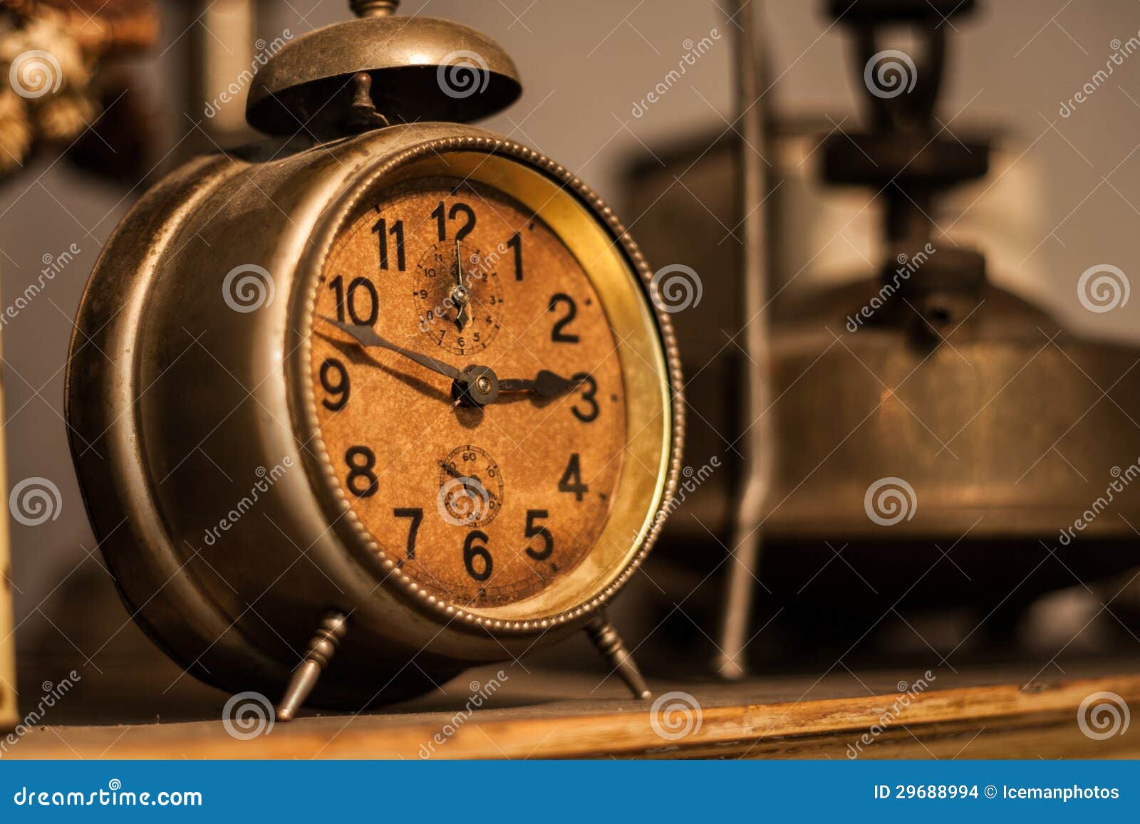 Vintage clock stock photo. Image of copy, clock, closeup 29688994