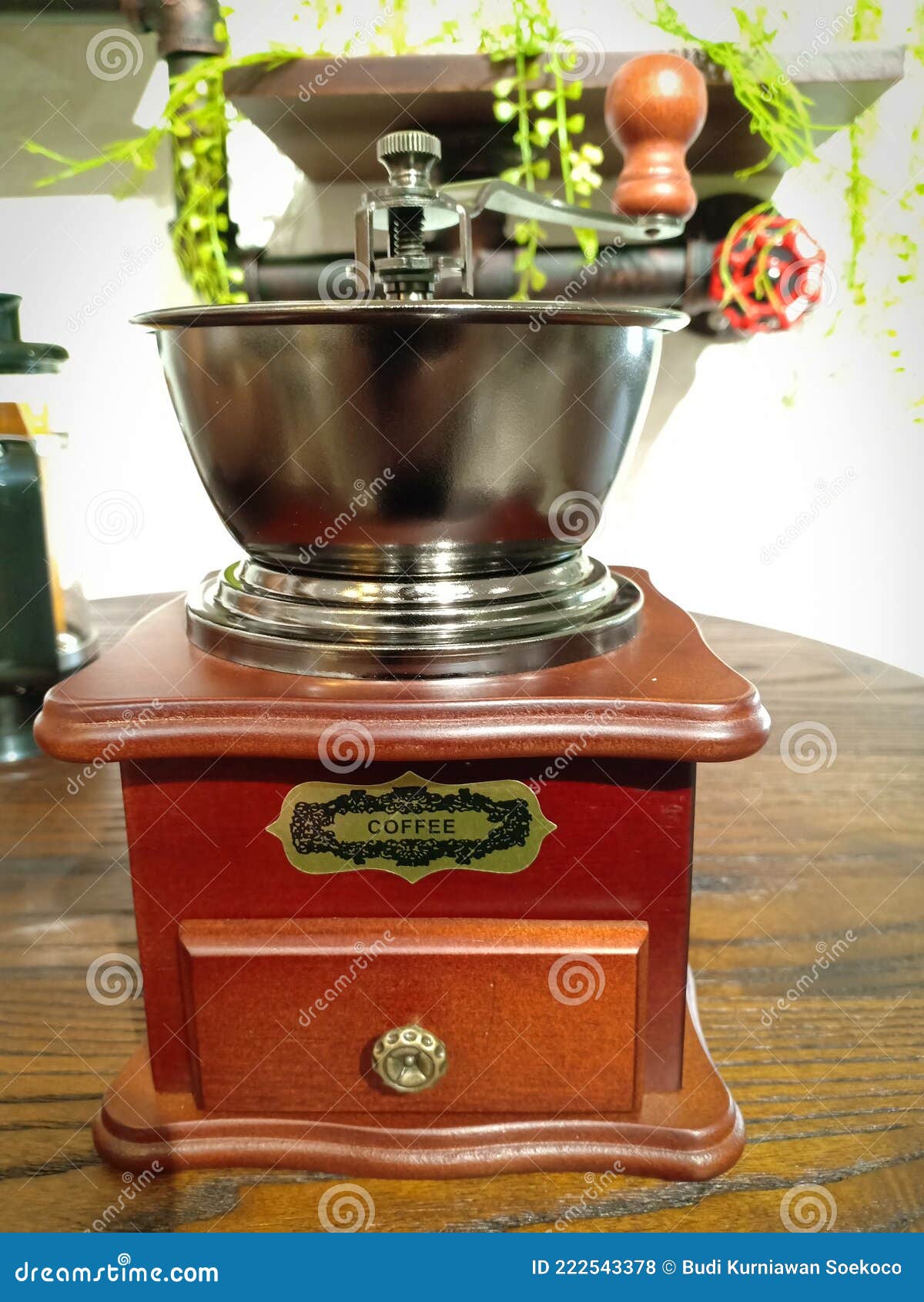Vintage Coffee Bean Grinder Stock Photo Image of machine, produce