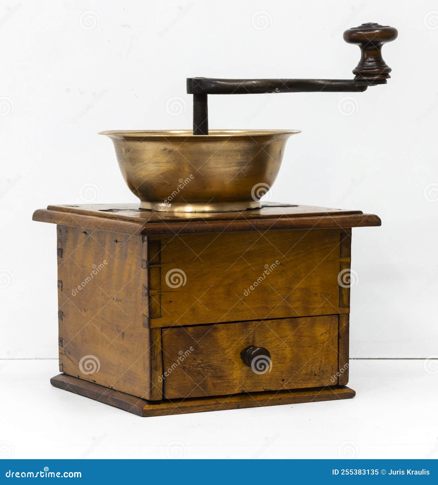 Vintage Coffee Grinder for Grinding Coffee Beans Stock Image Image of