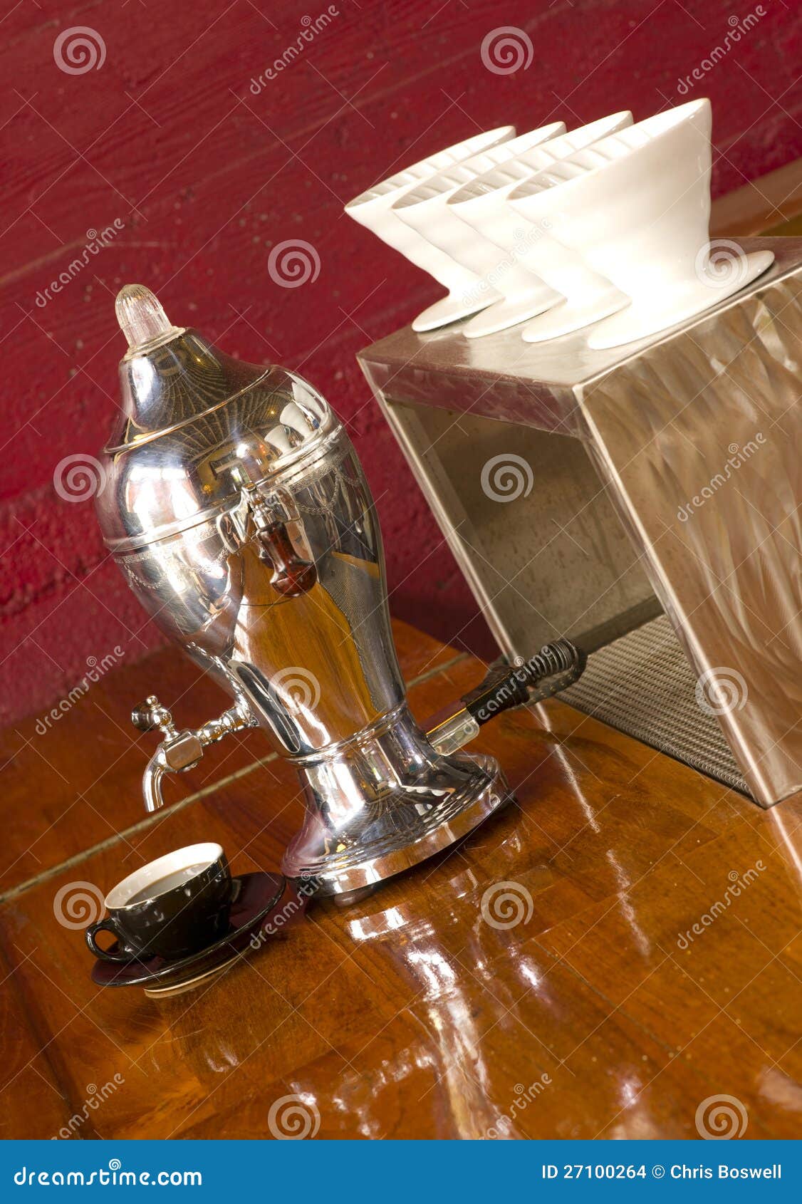 Vintage Coffee Maker Brewhouse Counter Top Stock Photo Image of steel