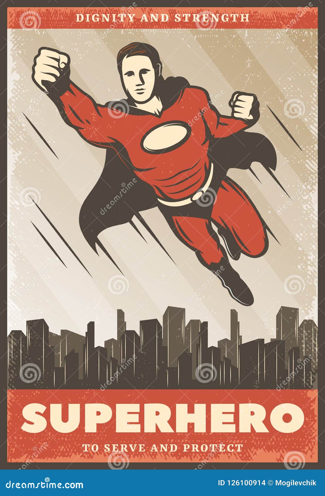 Superhero Poster Stock Illustrations – 22,22 Superhero Poster Pertaining To Superhero Flyer Template