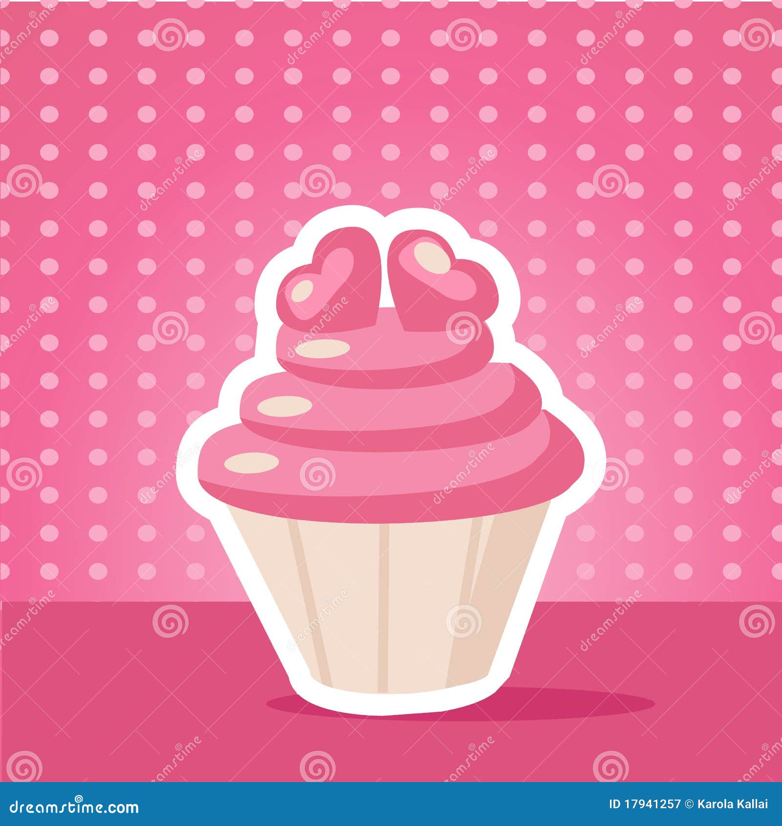 Vintage cupcake background stock vector. Illustration of cake - 17941257