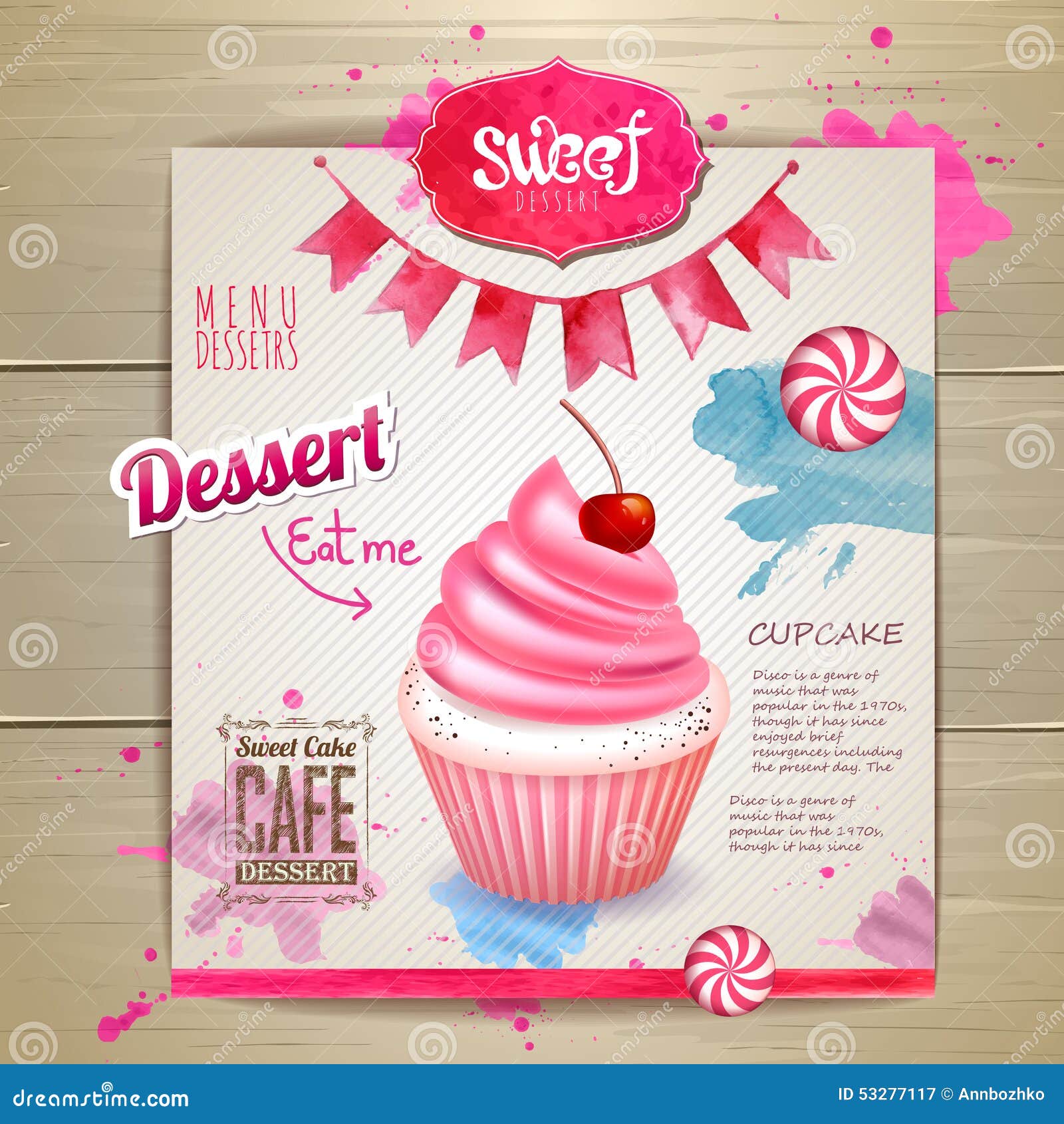 Get Background Advertising Cake Poster Design Pics