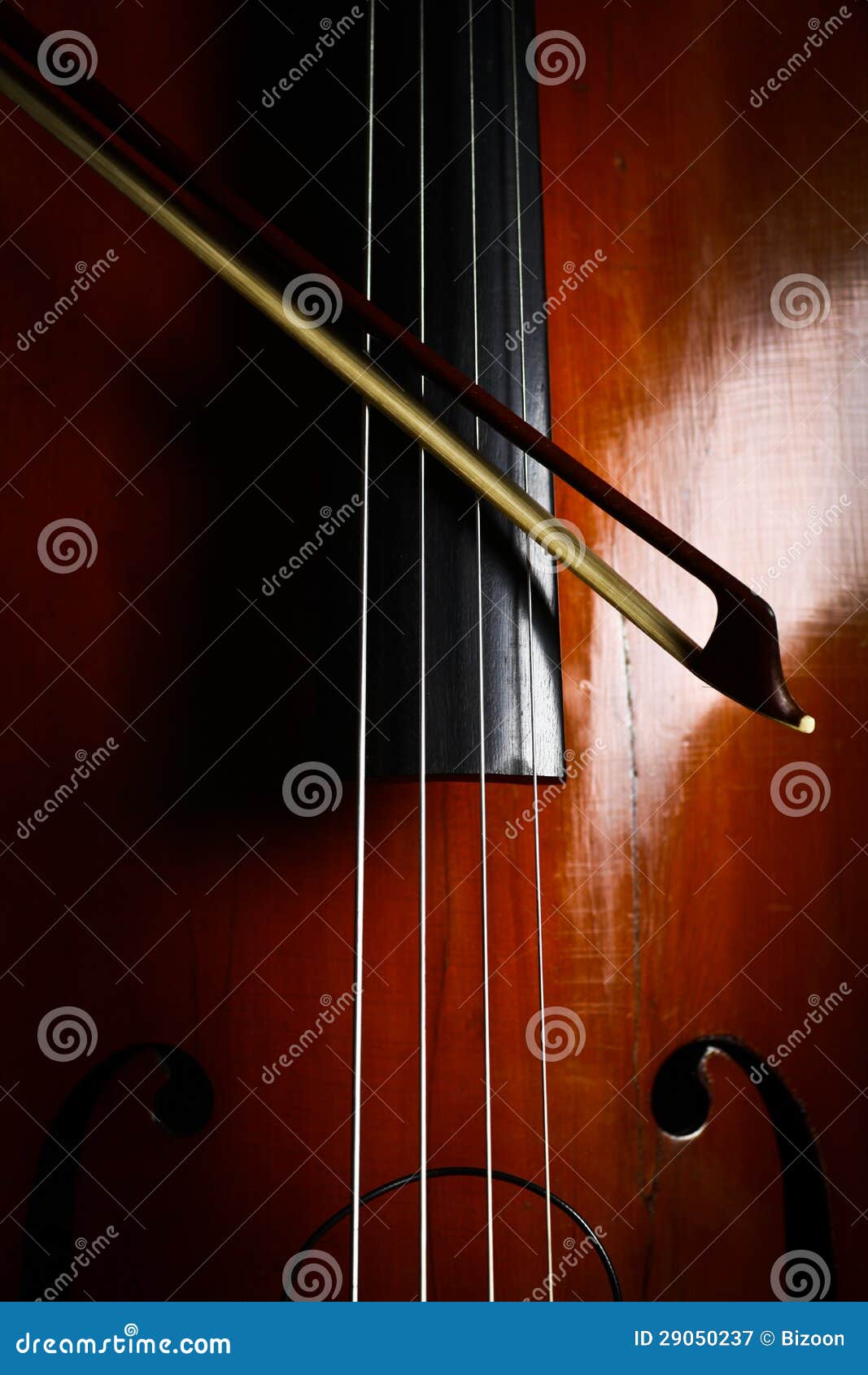 Vintage double bass stock image. Image of doublebass 29050237