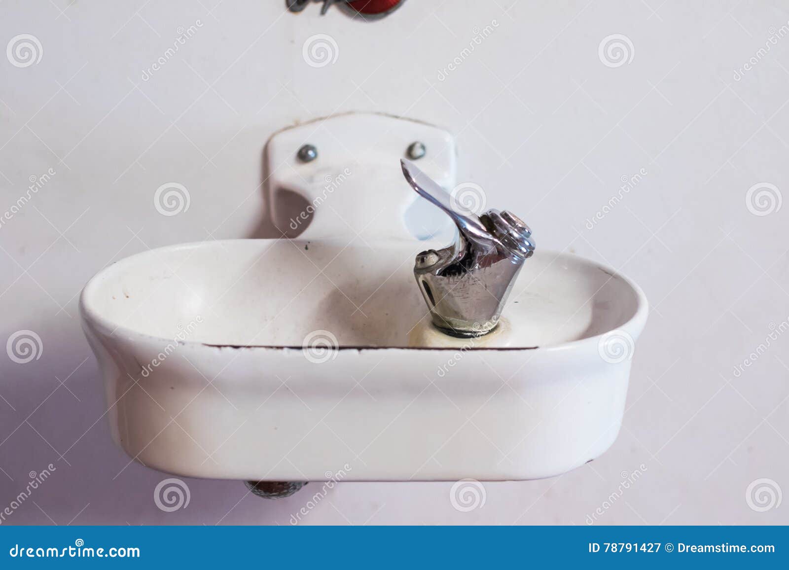 Vintage Drinking Fountain stock image. Image of porcelain 78791427