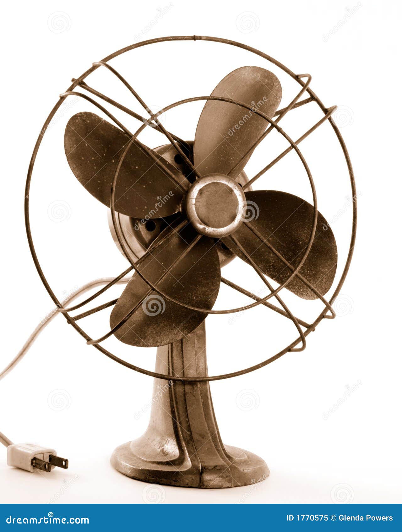 Madison Barry Post Vintage Electric Fan stock image. Image of dangerous, turn - 1770575