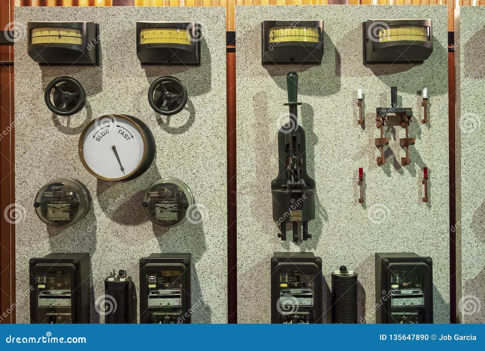 Vintage Electrical Equipment Royalty Free Stock Photography