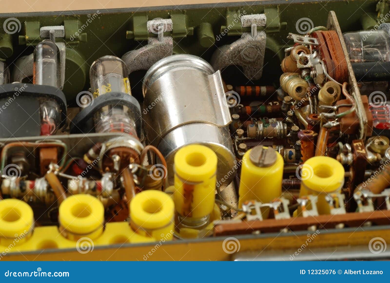 Vintage electronics stock photo. Image of transmitter 12325076