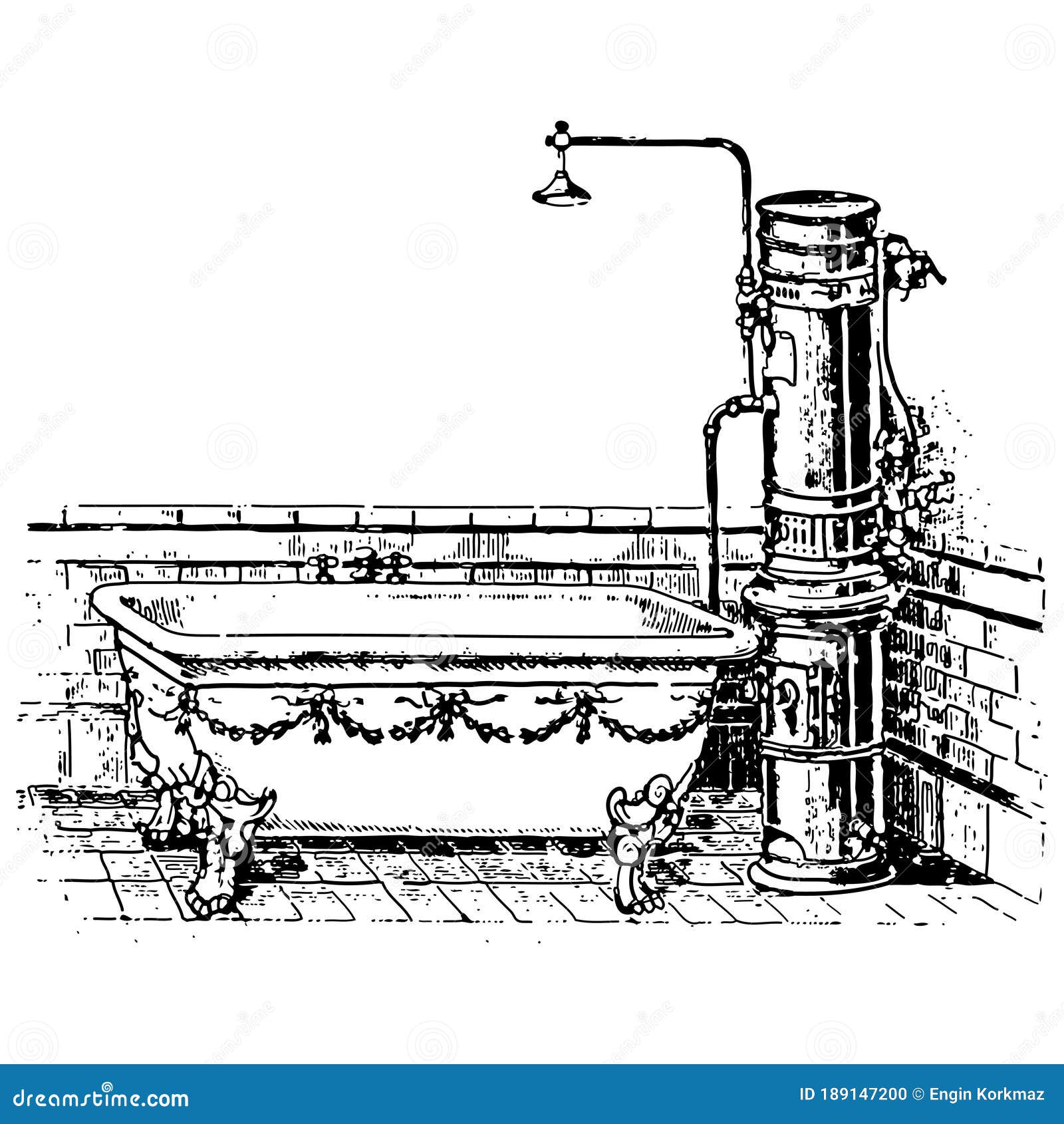 Vintage Tub Stock Illustrations 4,188 Vintage Tub Stock Illustrations
