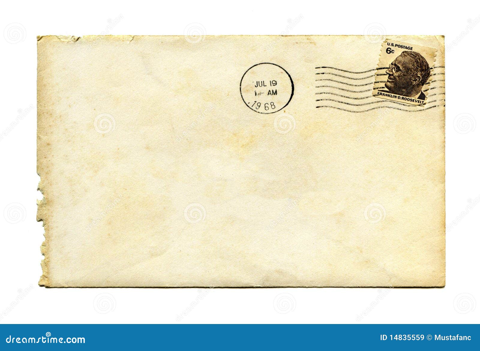 Vintage envelope stock image. Image of sepia, paper, grain - 14835559
