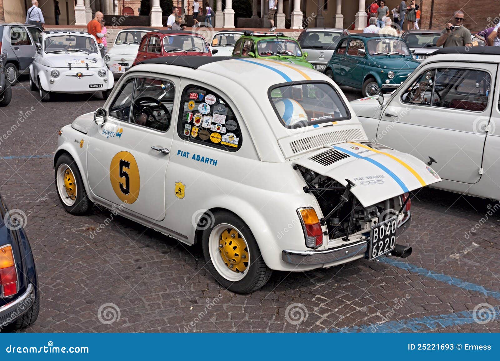 Vintage Fiat 500 Abarth Stock Photo Megapixl