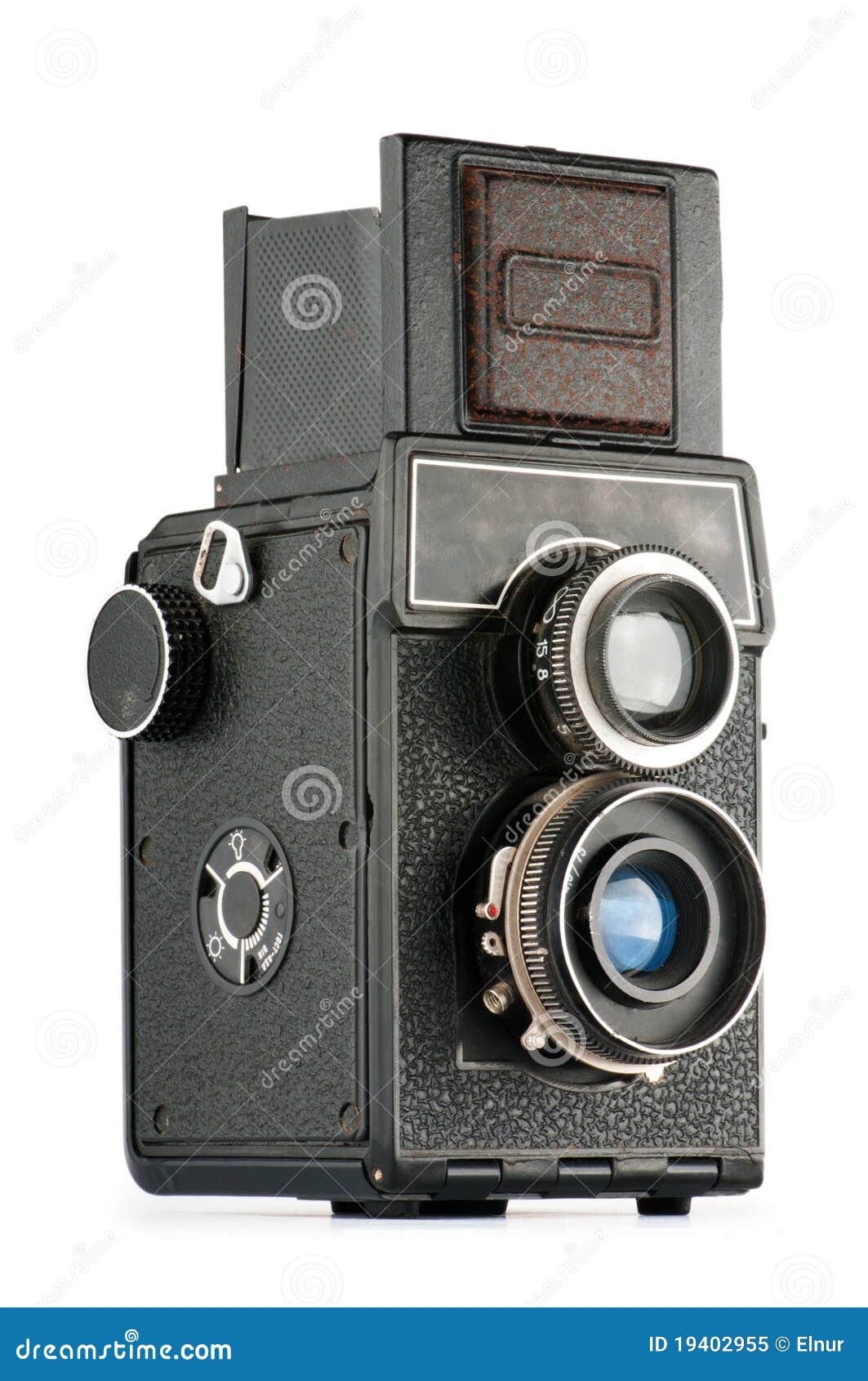 Vintage film camera stock image. Image of digital, background 19402955