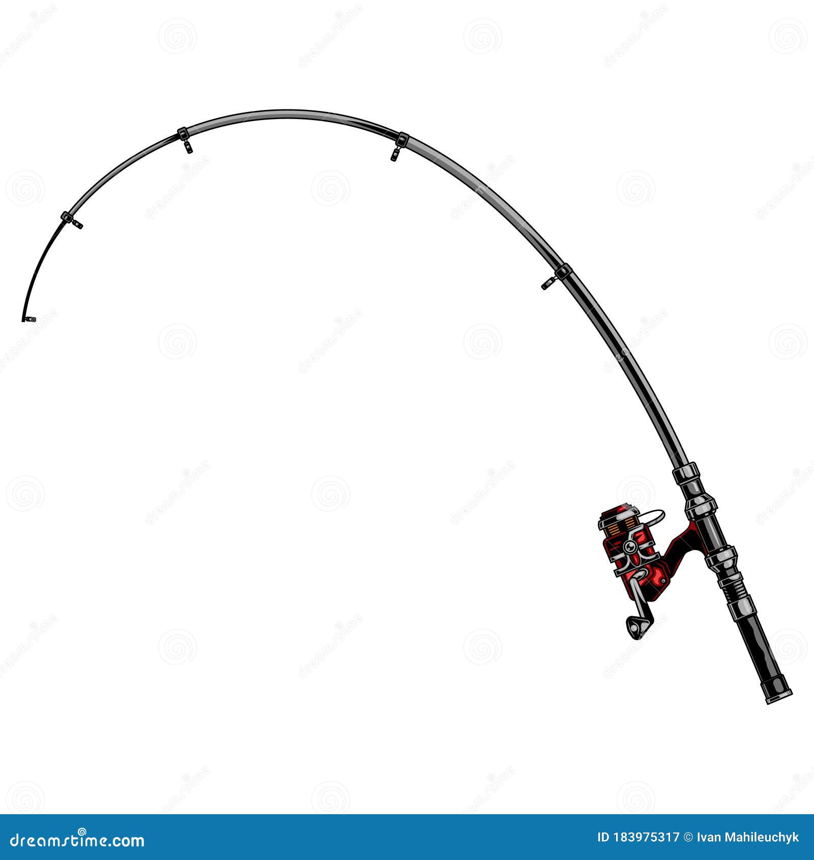 90+ Fishing Rod Bend Stock Illustrations, Royalty-Free Vector Graphics &  Clip Art - iStock