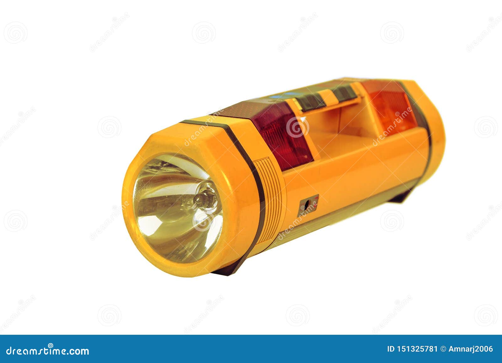 Vintage Flash Light or Lamp Use Battery Stock Image Image of glass