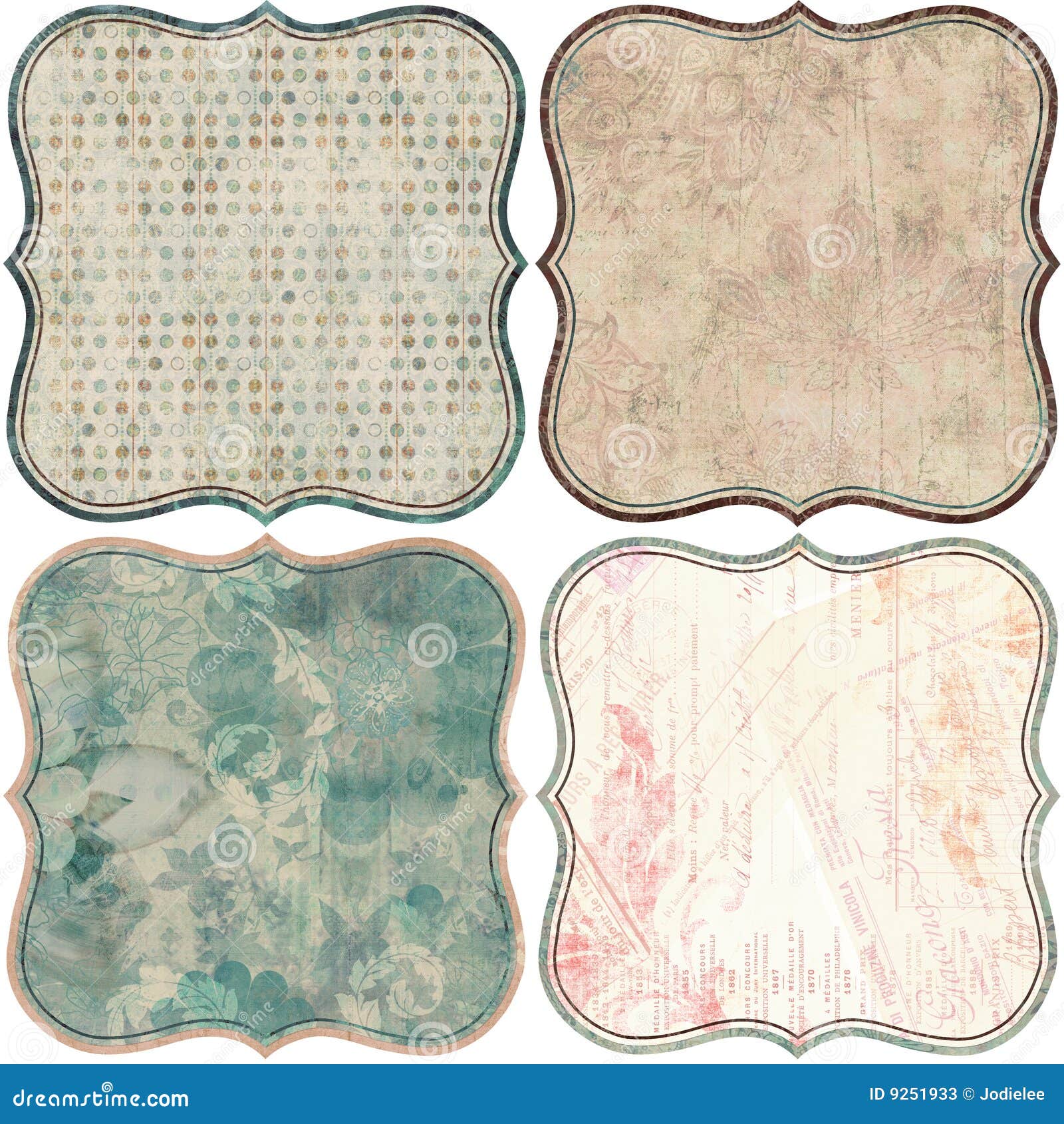 vintage scrapbook designs