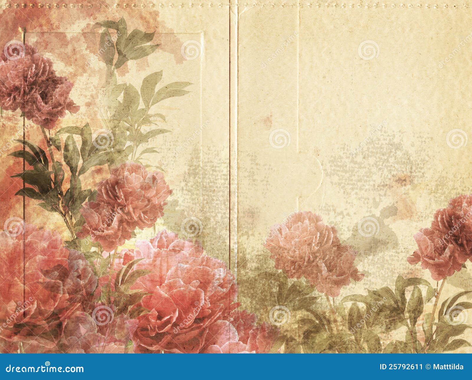 Vintage Flower Background stock image. Image of blossom - 25792611