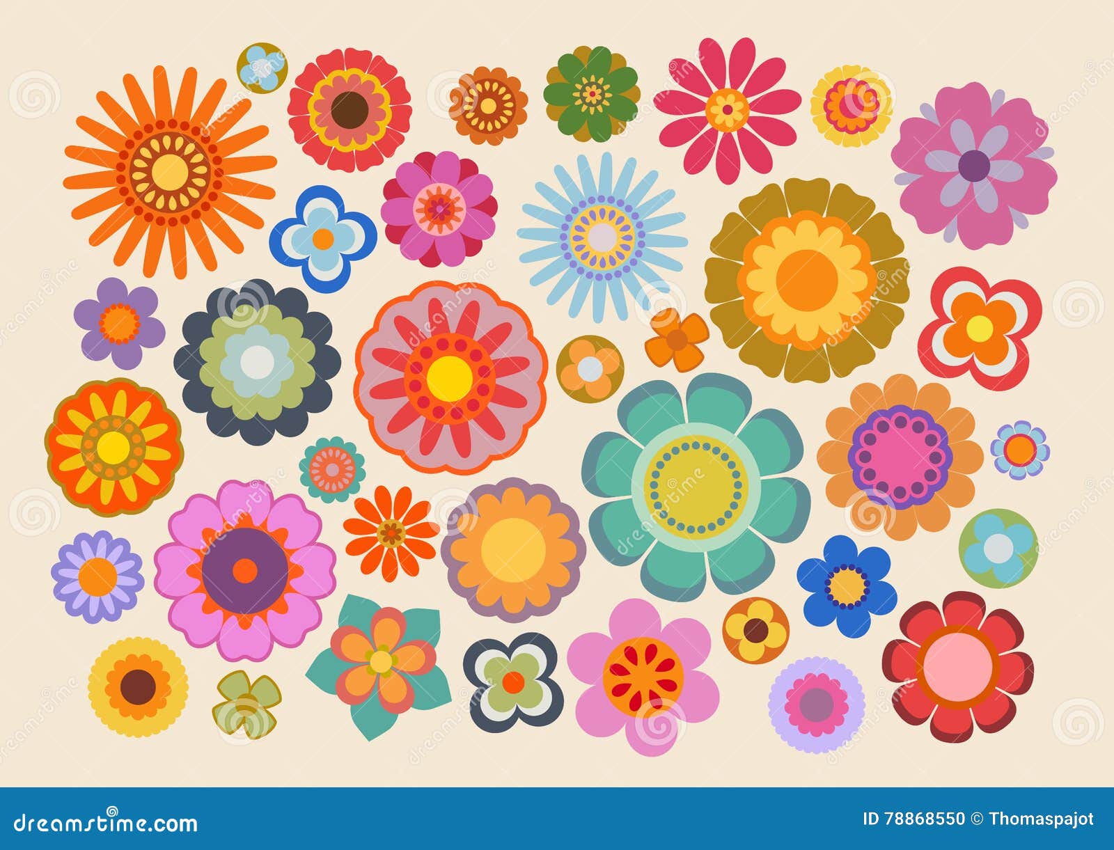 Free 268 Flower Power Hippie Flower Svg SVG PNG EPS DXF File