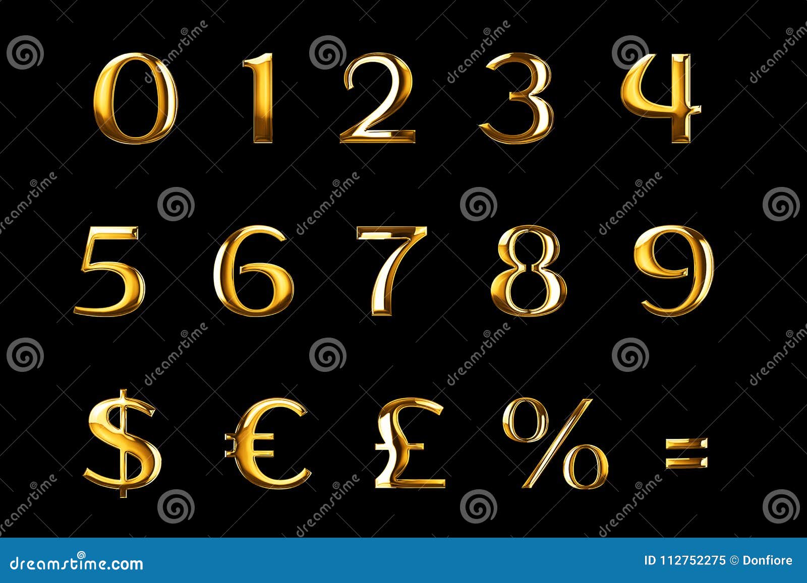 vintage font yellow gold metallic alphabet letters word text series symbol  sign on black background, concept of golden luxury alphabet decoration  Stock Illustration