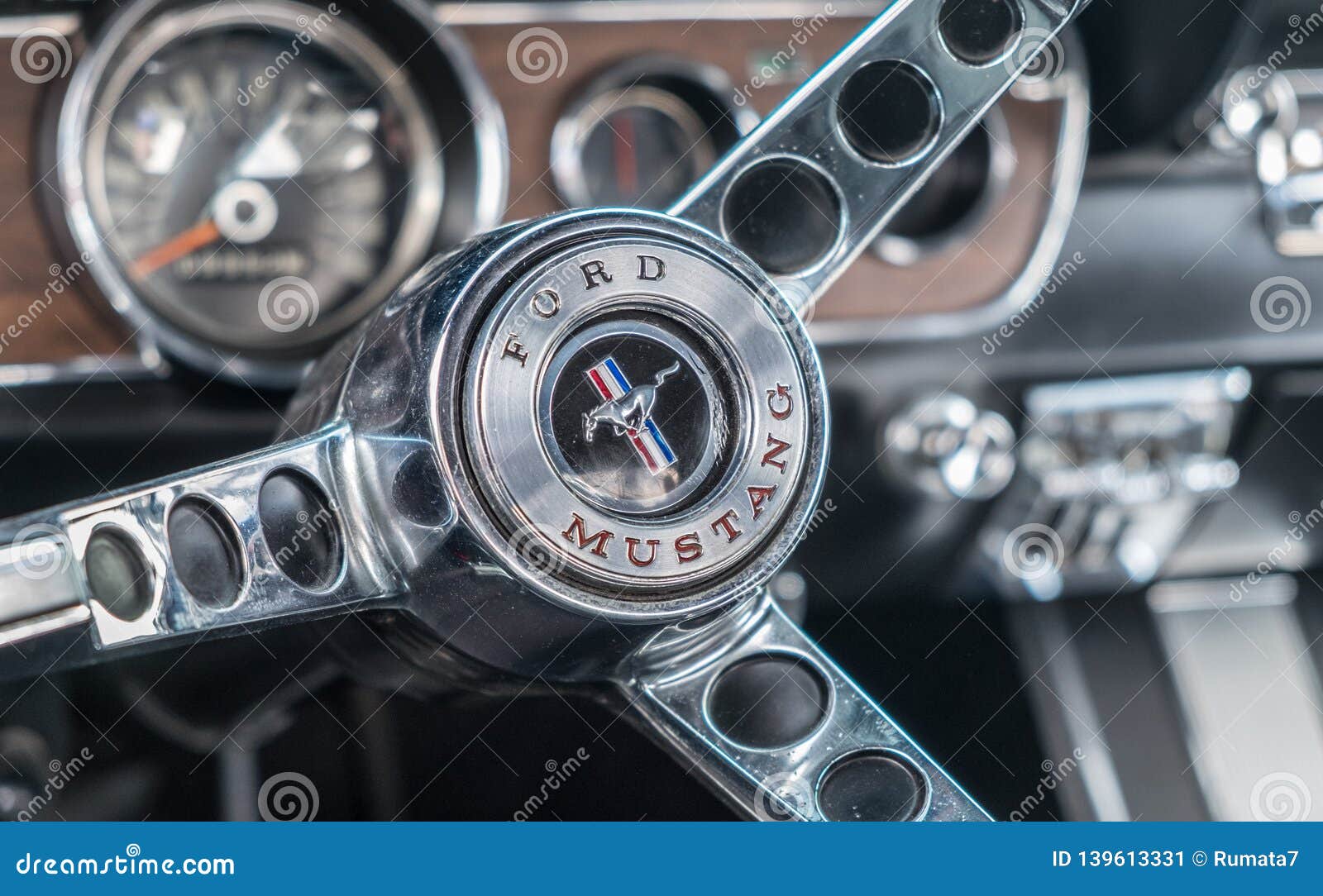 1966 Vintage Ford Mustang Interior Steering Wheel With