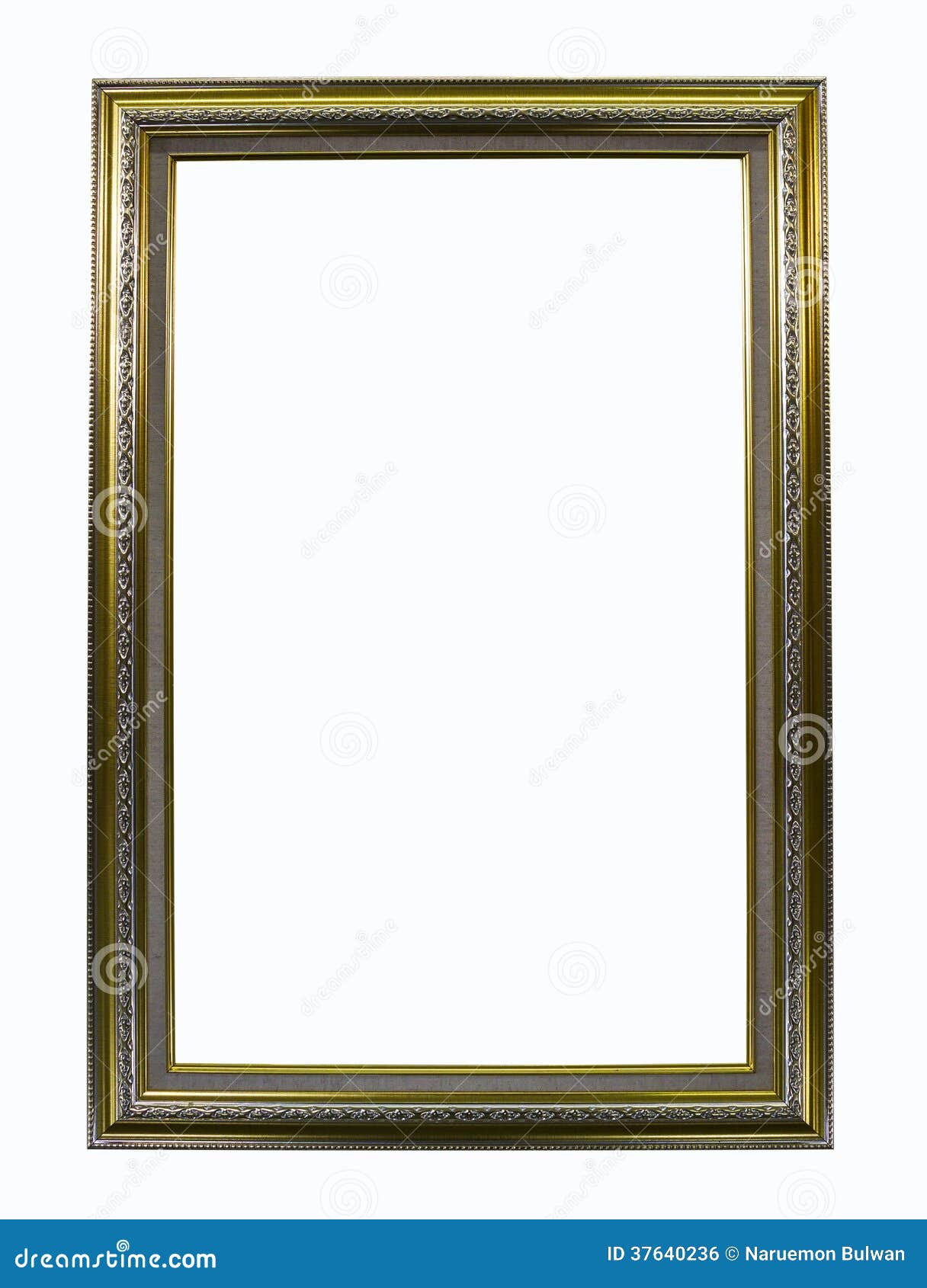 Vintage Frame isolated stock photo. Image of classic - 37640236