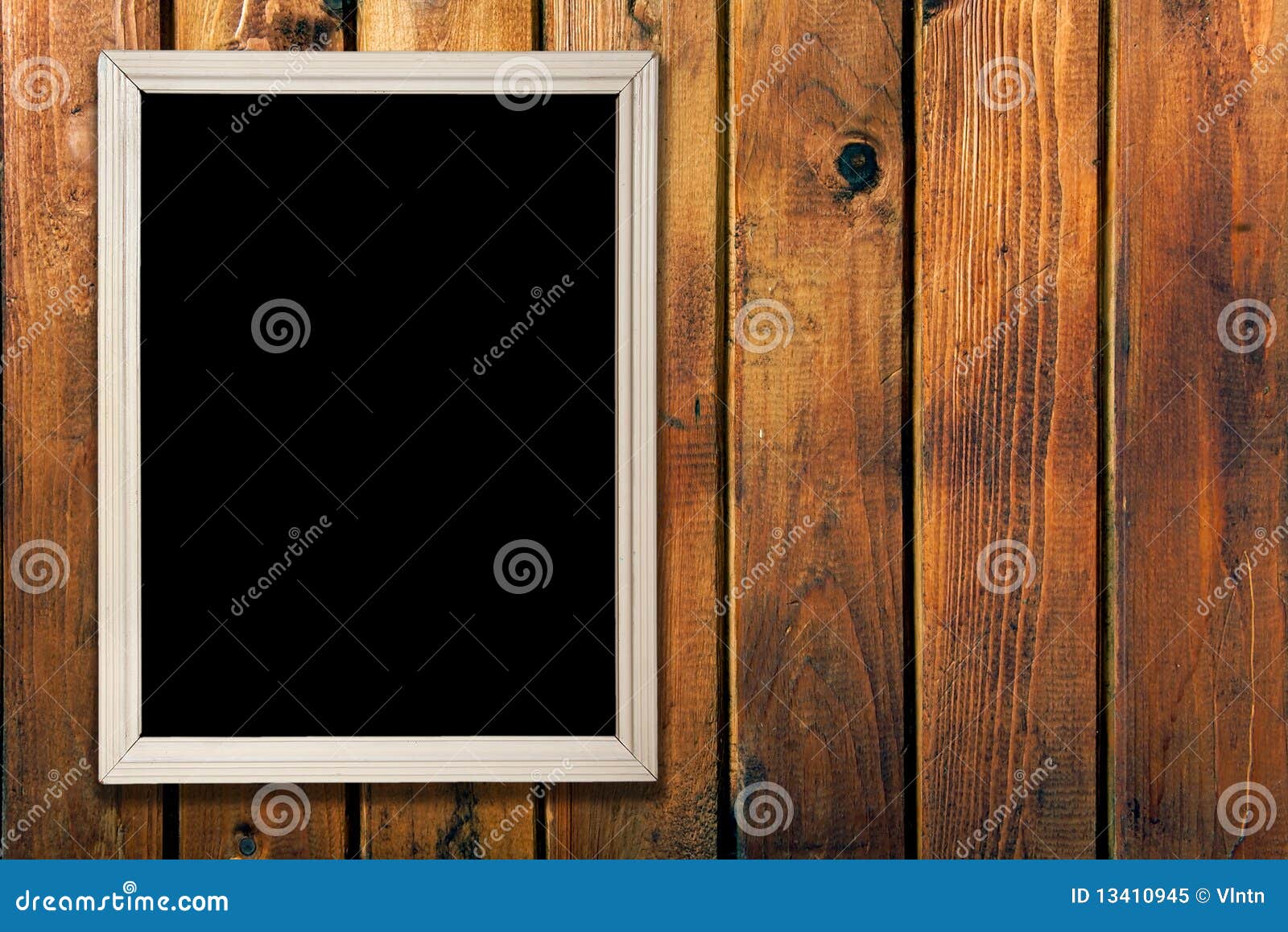 Vintage Frame on Wooden Wall Stock Image Image of pine, rusty 13410945