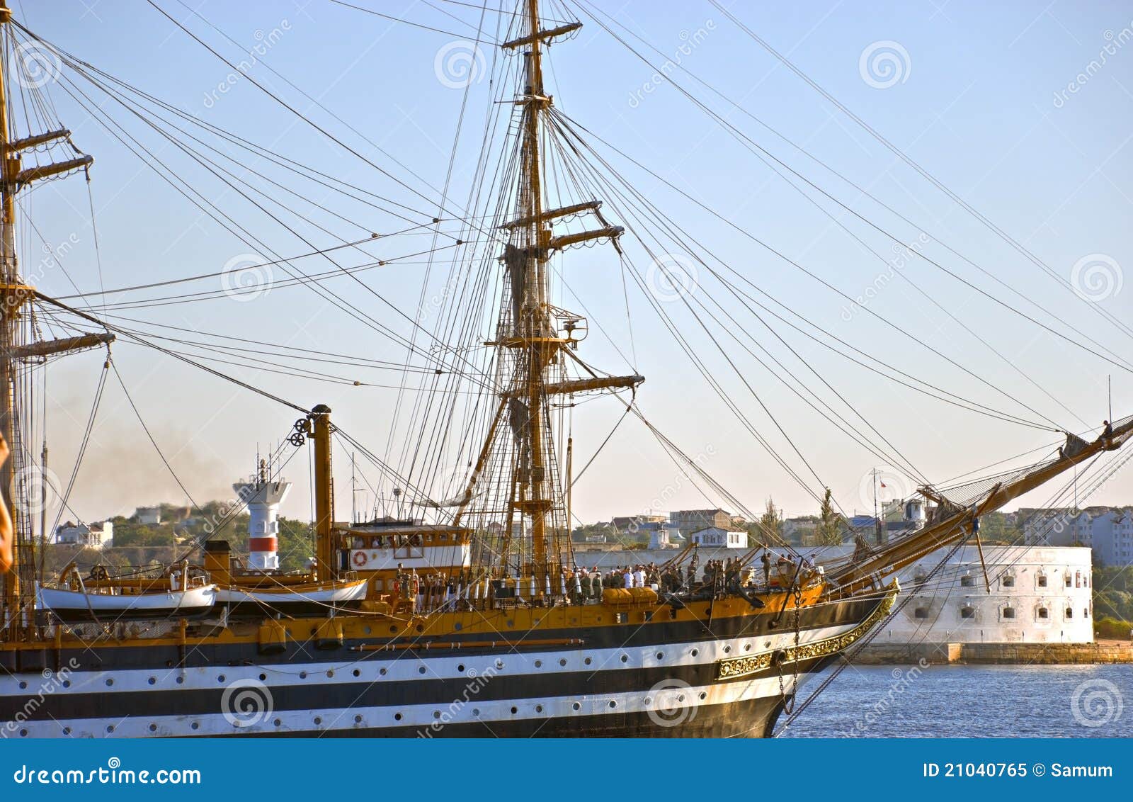 Vintage Frigate sailing stock image. Image of trade, historic 21040765